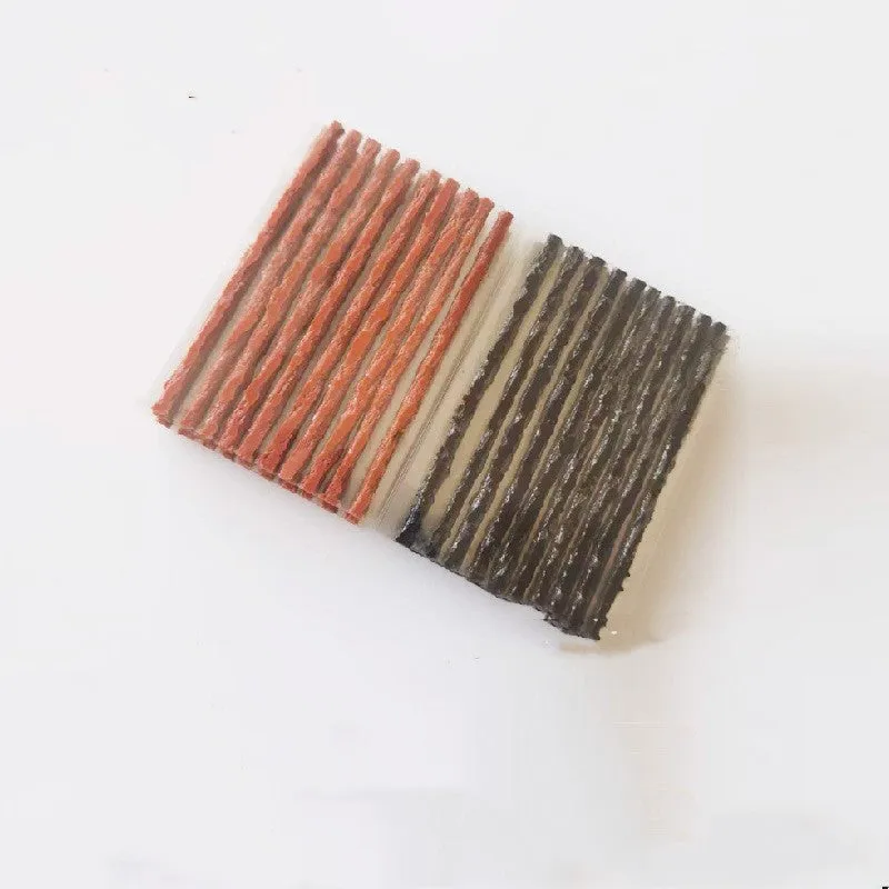 Butyl rubber vacuum car tire repair strips 3.5mm x 100mm in black and brown