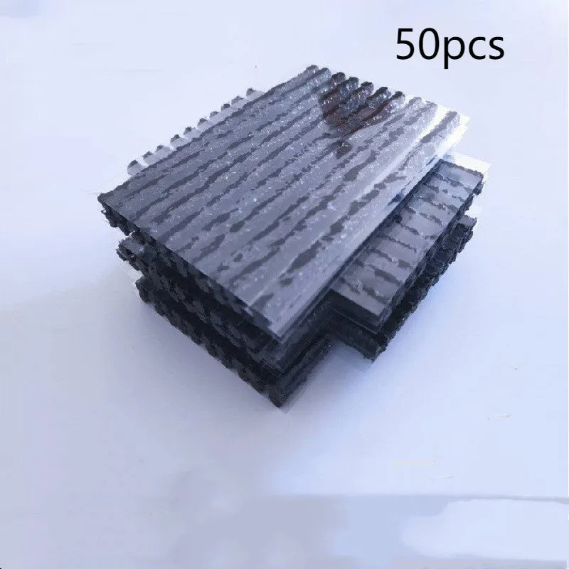 Butyl rubber vacuum car tire repair strips 3.5mm x 100mm in black and brown