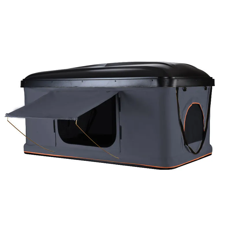 Hard shell folding roof tent 210x130x28cm aluminium alloy double tent for self-driving camping camouflage style
