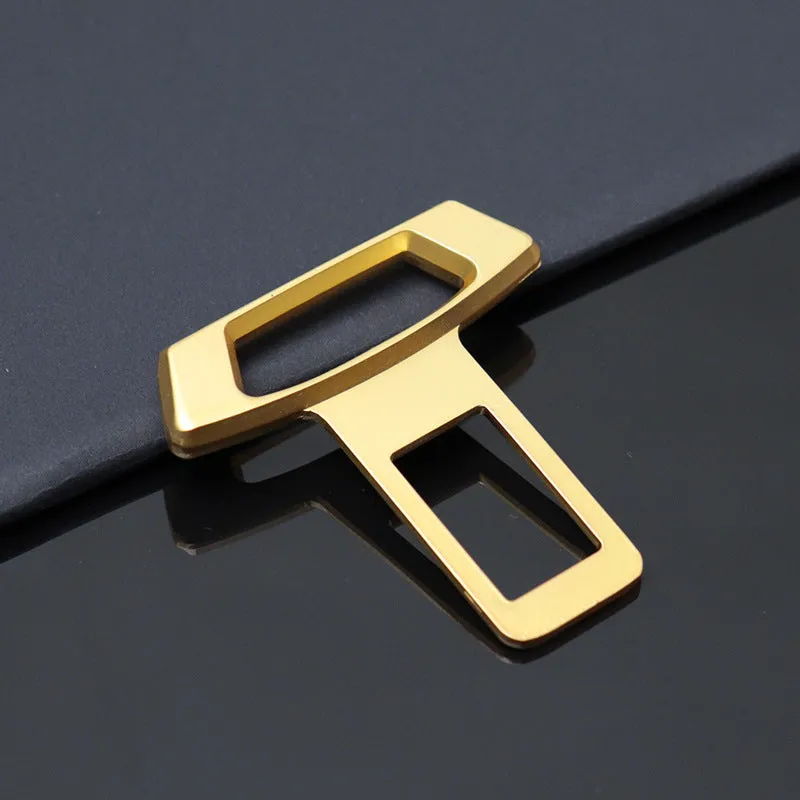 Metal car silencer insert in matte black, gold, and silver colour options