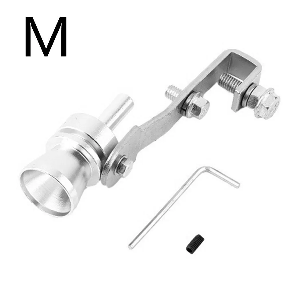 Colour Turbo Whistle Exhaust Pipe aluminium alloy 28mm for GM modified in Gold L size