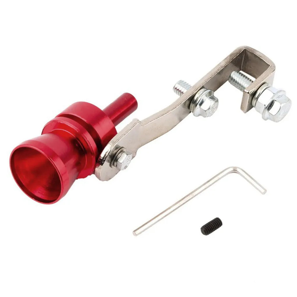 Colour Turbo Whistle Exhaust Pipe aluminium alloy 28mm for GM modified in Gold L size