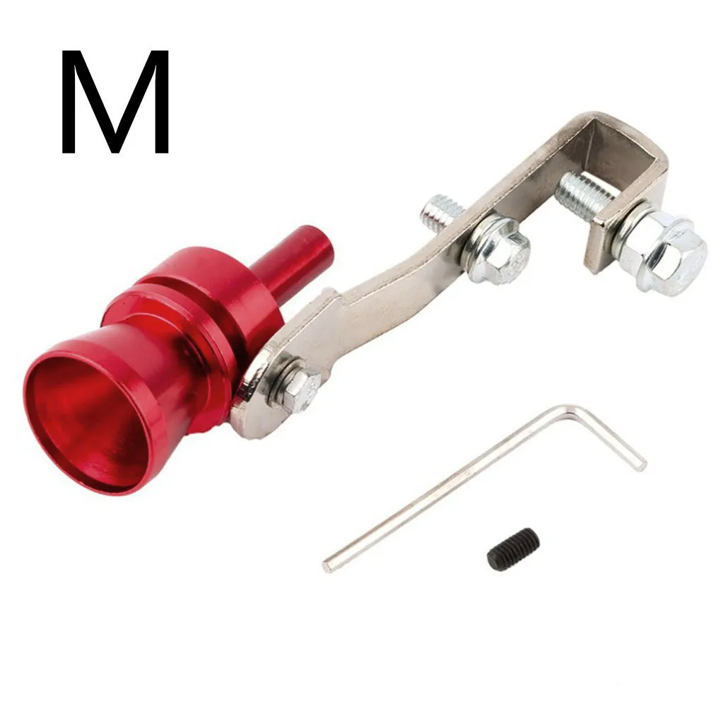 Colour Turbo Whistle Exhaust Pipe aluminium alloy 28mm for GM modified in Gold L size