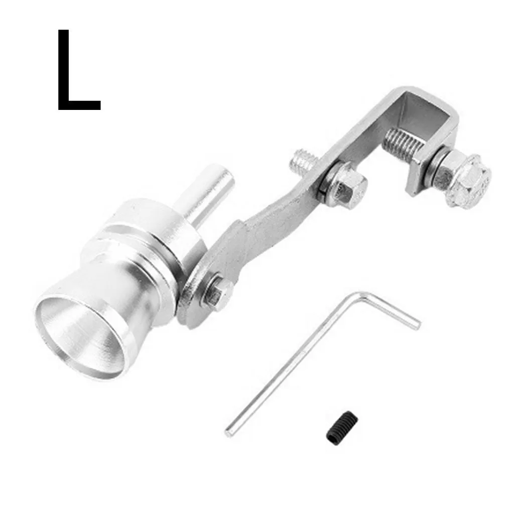 Colour Turbo Whistle Exhaust Pipe aluminium alloy 28mm for GM modified in Gold L size