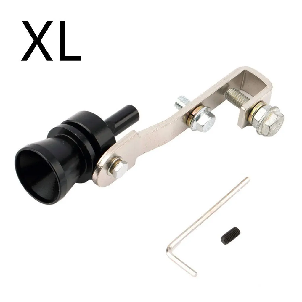 Colour Turbo Whistle Exhaust Pipe aluminium alloy 28mm for GM modified in Gold L size