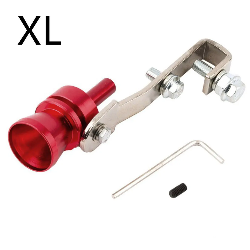 Colour Turbo Whistle Exhaust Pipe aluminium alloy 28mm for GM modified in Gold L size