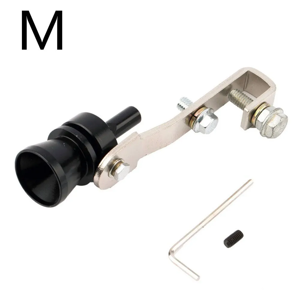 Colour Turbo Whistle Exhaust Pipe aluminium alloy 28mm for GM modified in Gold L size