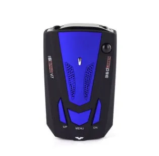 Electronic Dog V7 speed measurement detector in black with LED display and compact design