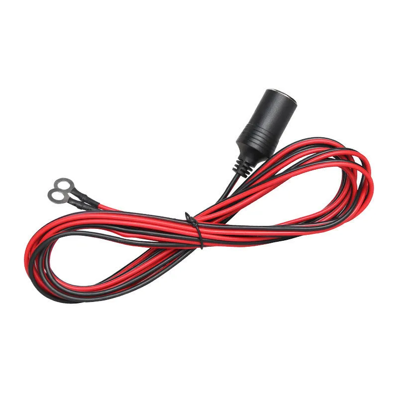Black 12V car heater with ABS housing and 360-degree rotatable air outlet on dashboard