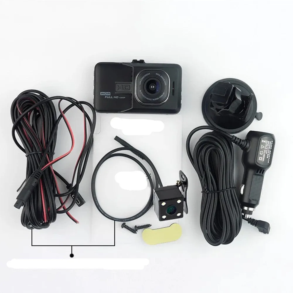 140 degree wide angle 12MP mini driving recorder with TF card slot and USB interface