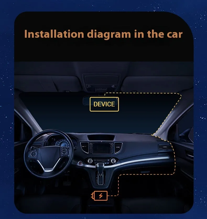 12-inch 2.5K rearview mirror tachograph with 170° wide angle lens, Bluetooth, and touch screen in black plastic housing