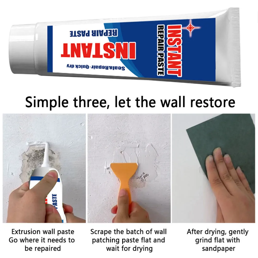 Home wall repair cream 150g in a white tub, paintable water-based sealant for crack and wall damage repair