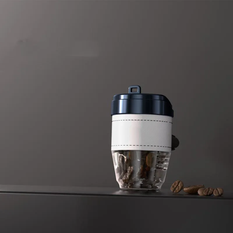 Coffee cup-shaped car air freshener with coffee beans fragrance for odour removal