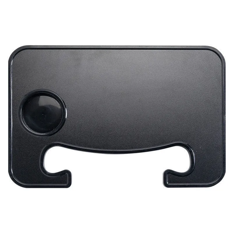 HDPE steering wheel dining table in wood grain black measuring 42 by 28 centimetres