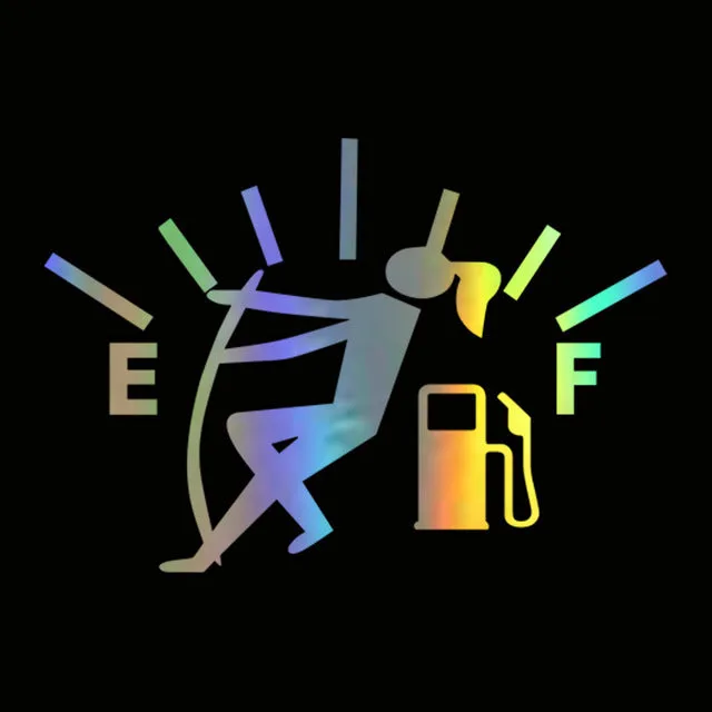 EF tank identification car sticker 12x9cm film material strong adhesive body sticker in colour options