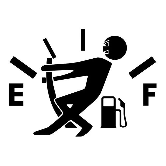 EF tank identification car sticker 12x9cm film material strong adhesive body sticker in colour options
