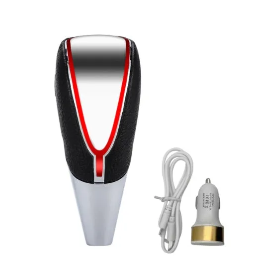 Car shift lever light accessory with touch sensor LED in red blue white for GM universal fit