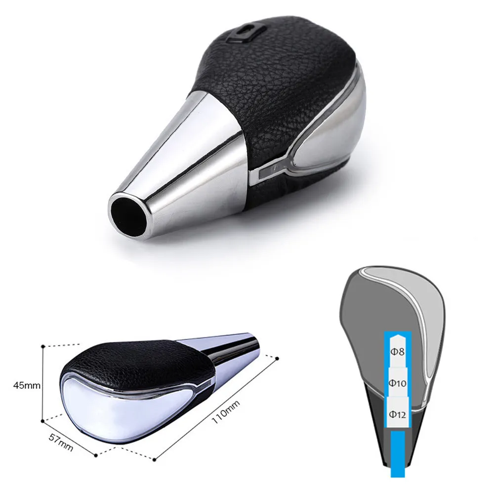 Car shift lever light accessory with touch sensor LED in red blue white for GM universal fit