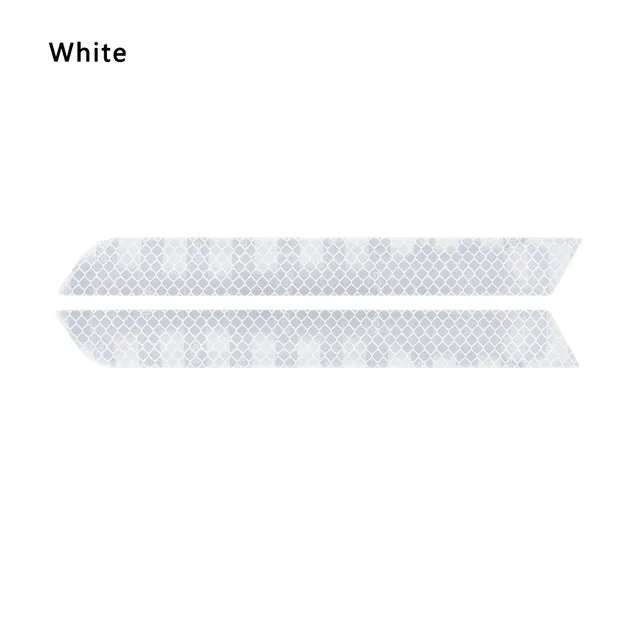 Car rear bumper reflective sticker PET film light bar red single chip 21.5x2.5cm