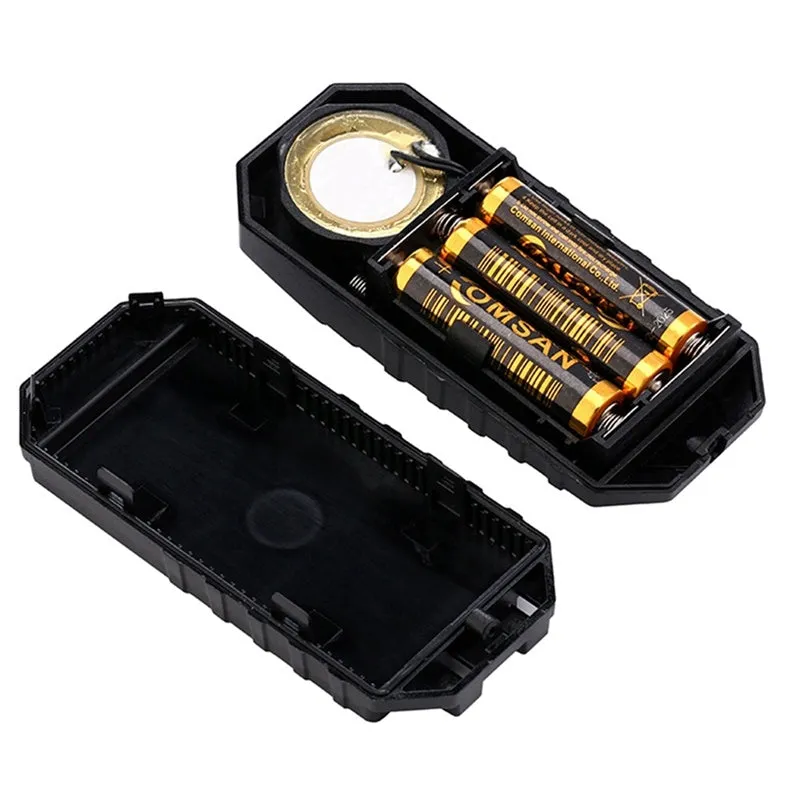 Elecpow bike alarm remote control in black with waterproof IP55 case and vibration sensor mounted on a bicycle frame