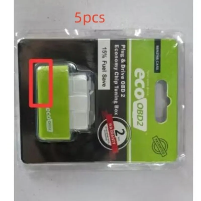 ECOOBD2 plug and play chip tuning box for petrol cars with OBD2 connector