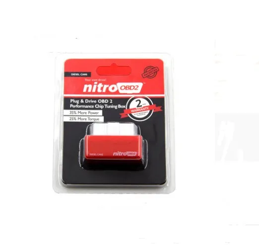 ECOOBD2 plug and play chip tuning box for petrol cars with OBD2 connector