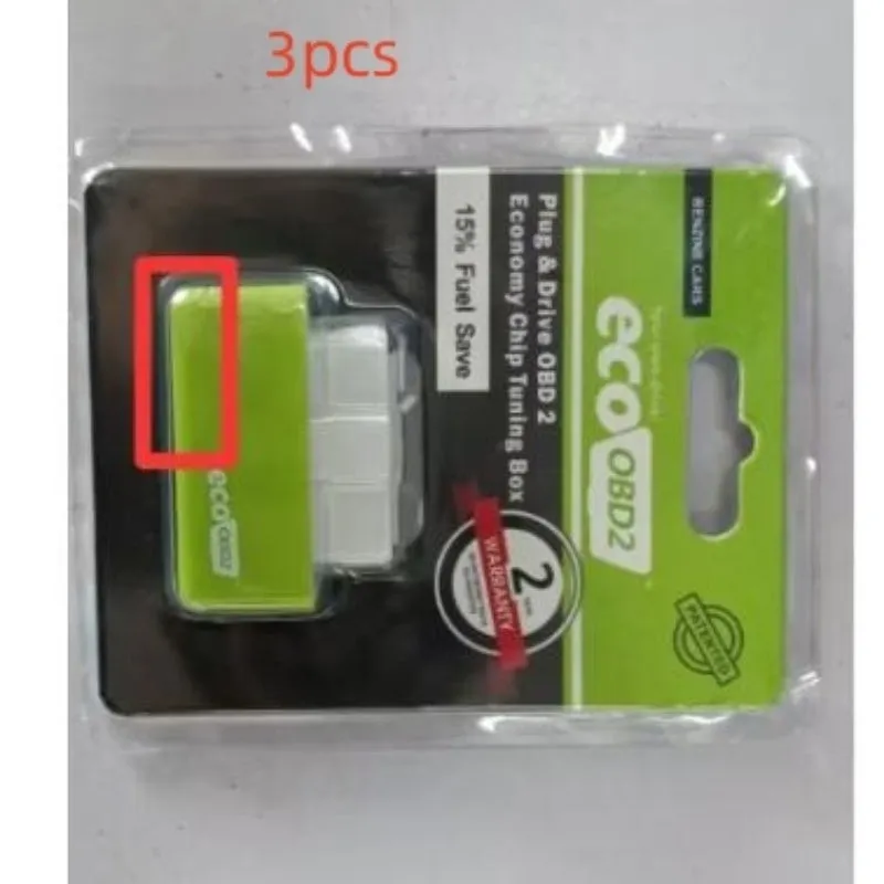 ECOOBD2 plug and play chip tuning box for petrol cars with OBD2 connector