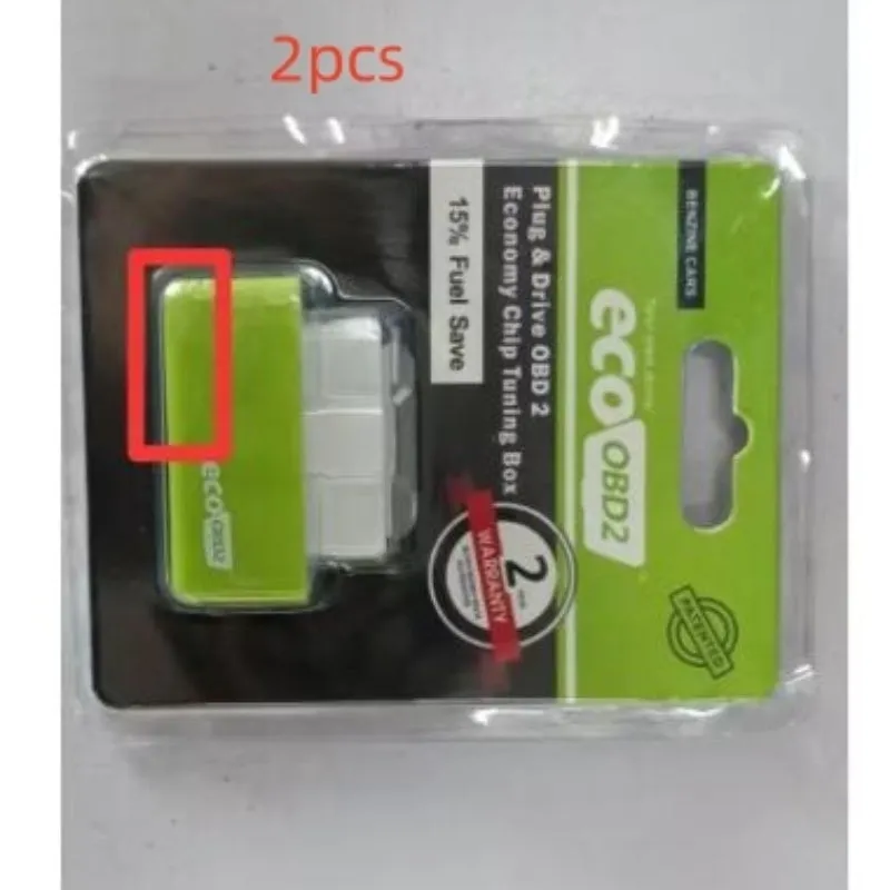 ECOOBD2 plug and play chip tuning box for petrol cars with OBD2 connector