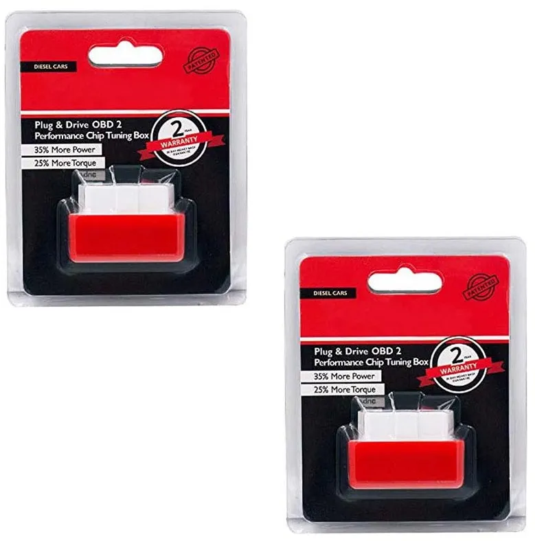 ECOOBD2 plug and play chip tuning box for petrol cars with OBD2 connector