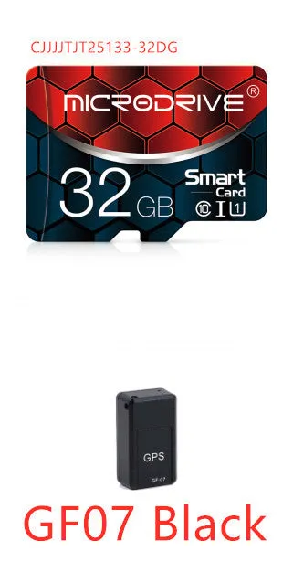 GF07 anti-lost GPS tracker 35x20x14mm ABS black with SOS alarm