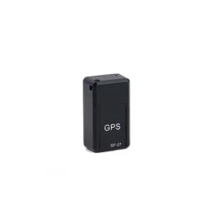 GF07 anti-lost GPS tracker 35x20x14mm ABS black with SOS alarm