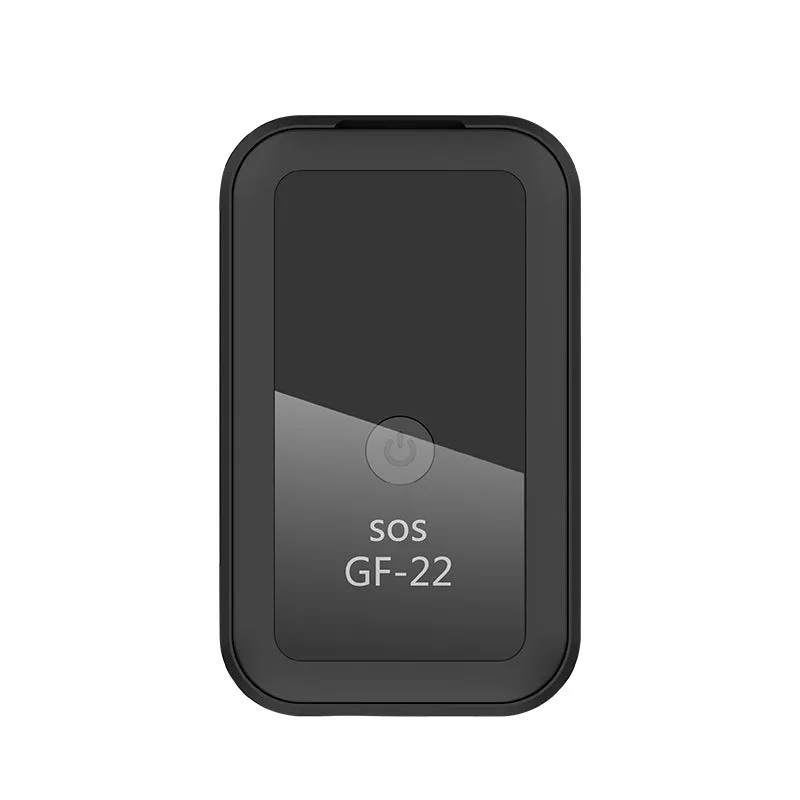 GF07 anti-lost GPS tracker 35x20x14mm ABS black with SOS alarm