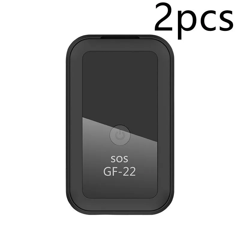 GF07 anti-lost GPS tracker 35x20x14mm ABS black with SOS alarm