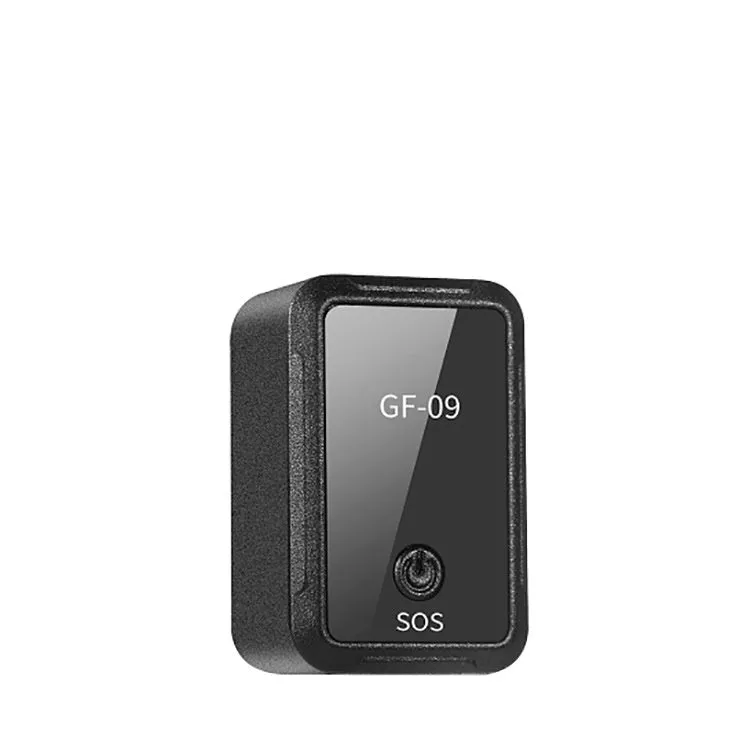 GF07 anti-lost GPS tracker 35x20x14mm ABS black with SOS alarm