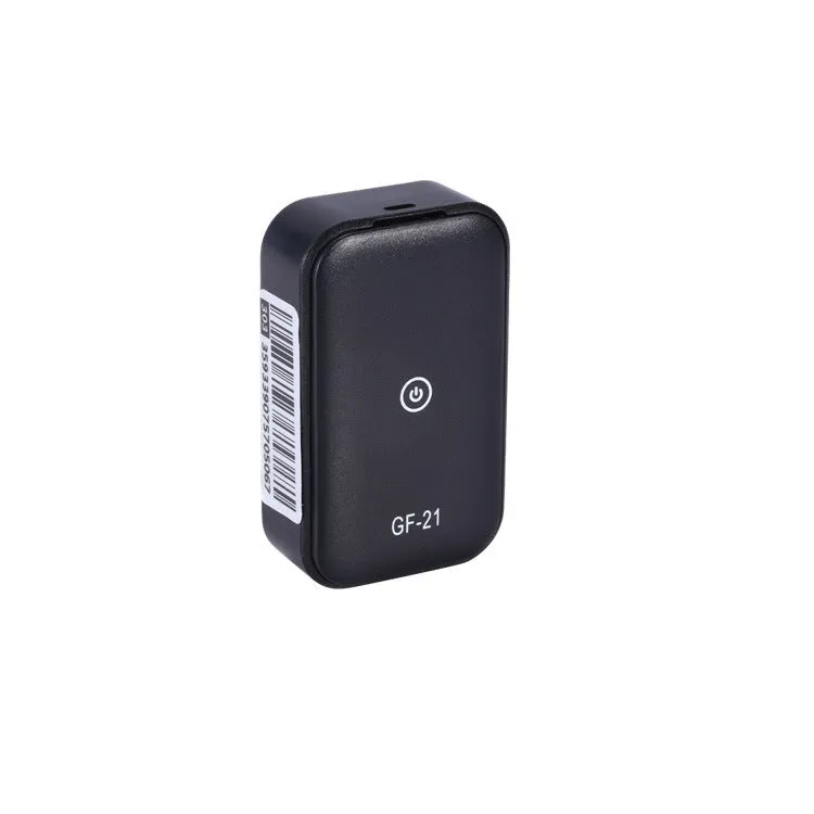 GF07 anti-lost GPS tracker 35x20x14mm ABS black with SOS alarm