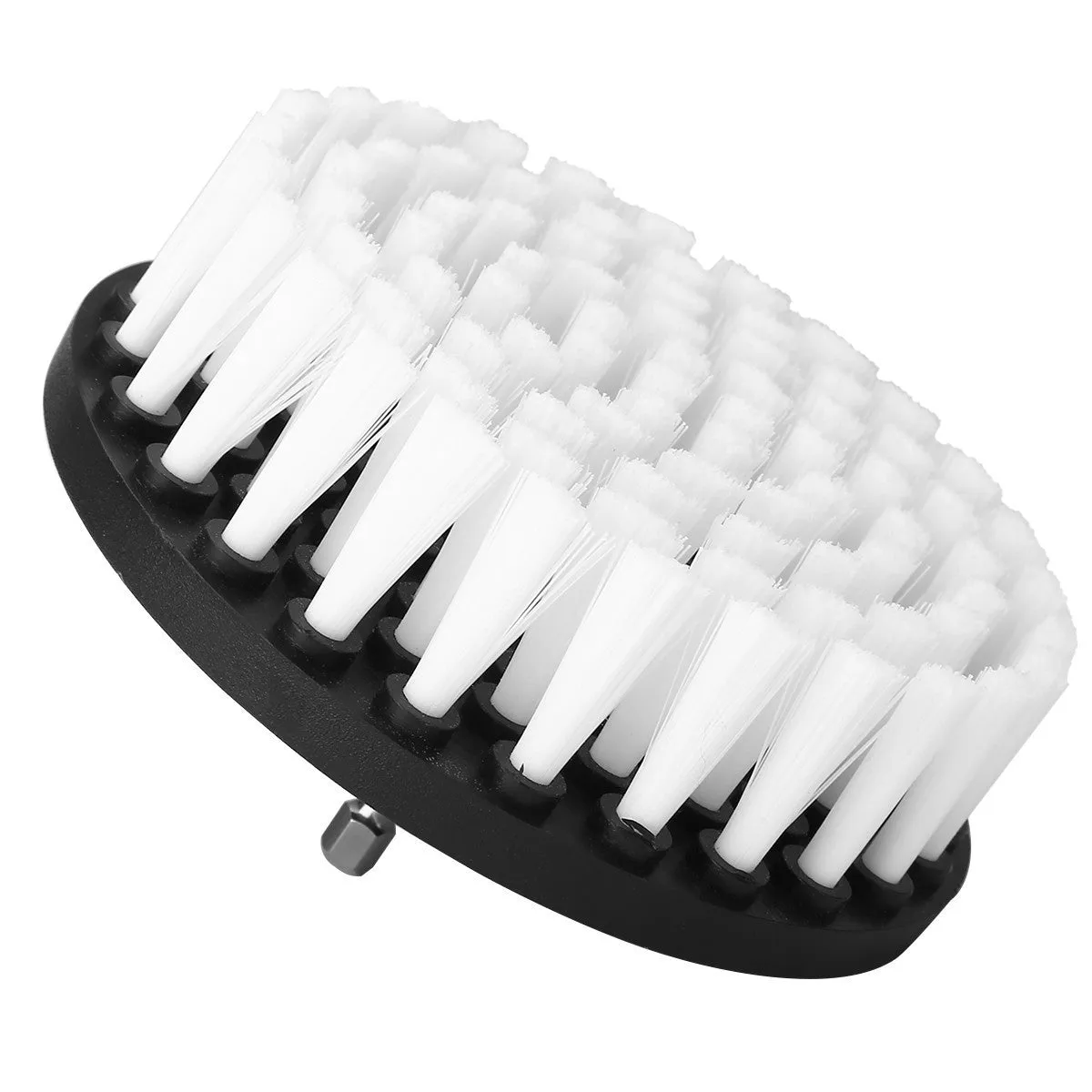 20-piece cleaning brush set for electric drill with PP filaments in a 30x35x10cm storage case