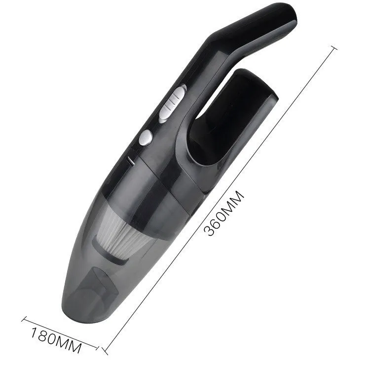 Car wireless vacuum cleaner handheld with blowing and suction functions in black