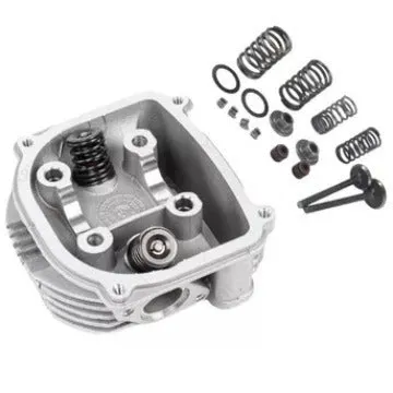 Motorcycle engine cylinder head accessory in black ABS plastic, dimensions 20x12x5 cm