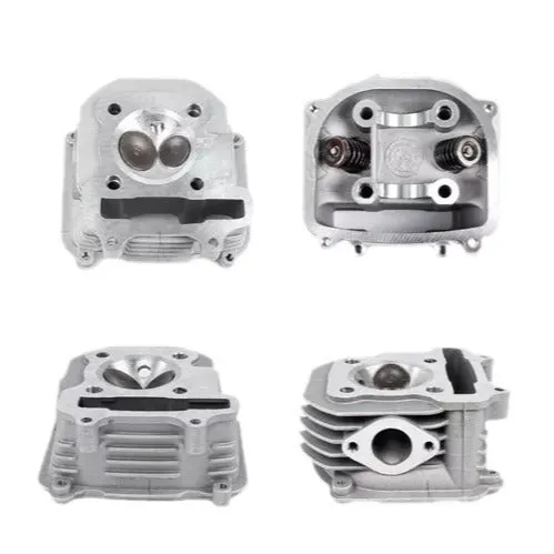 Motorcycle engine cylinder head accessory in black ABS plastic, dimensions 20x12x5 cm