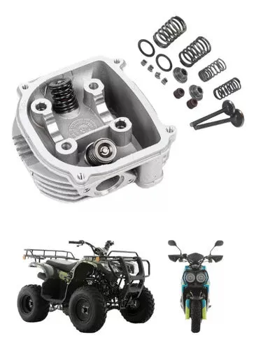 Motorcycle engine cylinder head accessory in black ABS plastic, dimensions 20x12x5 cm
