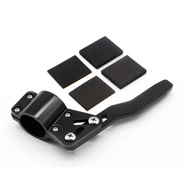 Aluminium alloy car steering wheel lengthening bar in silver colour with general fitment design