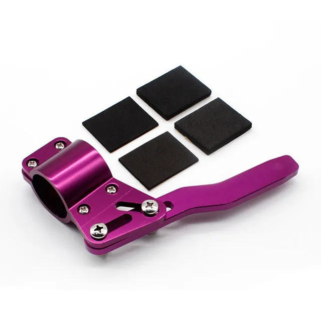 Aluminium alloy car steering wheel lengthening bar in silver colour with general fitment design
