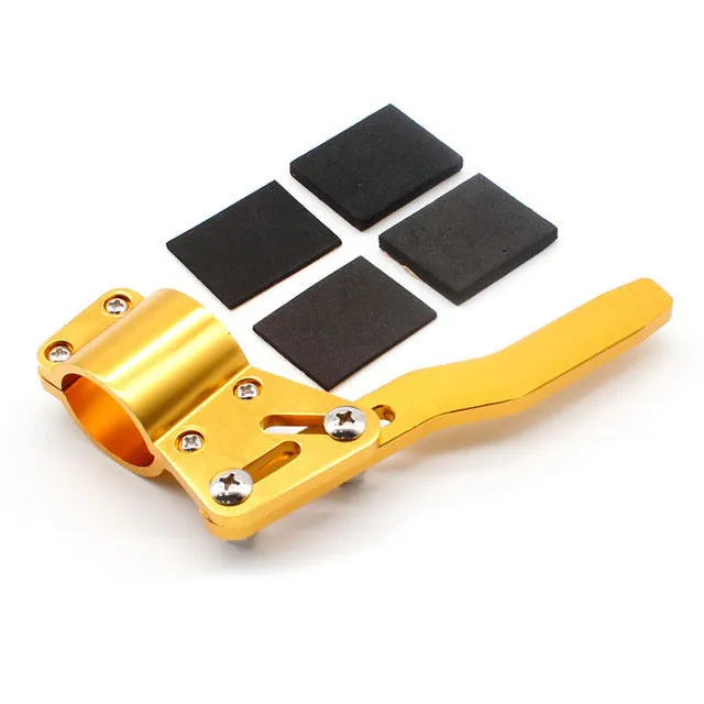 Aluminium alloy car steering wheel lengthening bar in silver colour with general fitment design