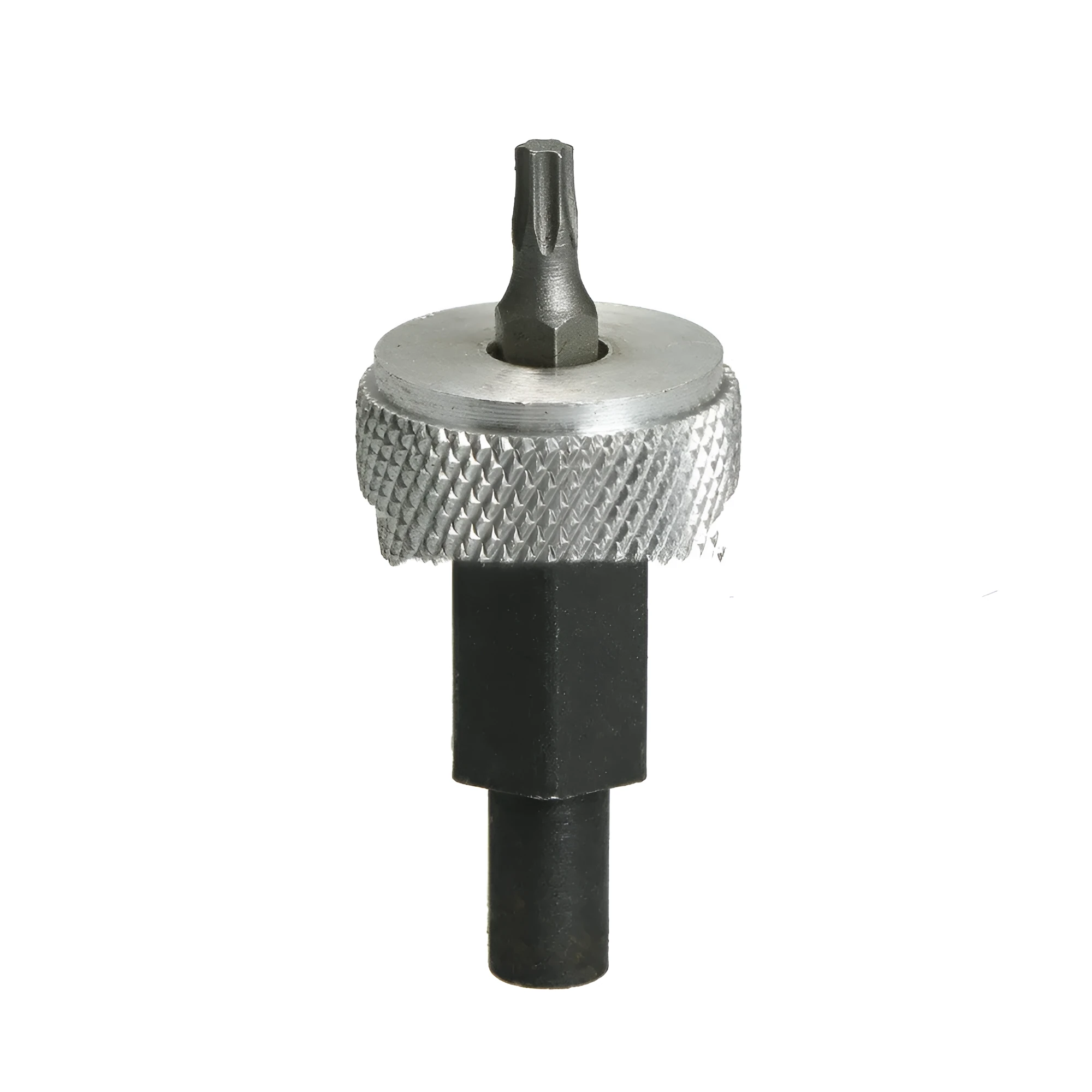 Ignition module wrench tool with knurled aluminium knobs and carbon steel construction for automotive distributor work