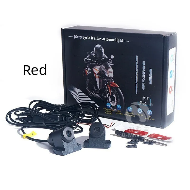 Motorcycle chassis ambience light in aviation aluminium alloy with 3W LED, blue colour option