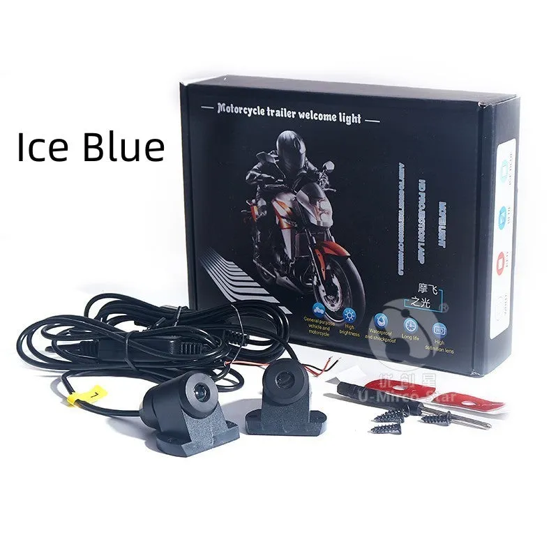 Motorcycle chassis ambience light in aviation aluminium alloy with 3W LED, blue colour option