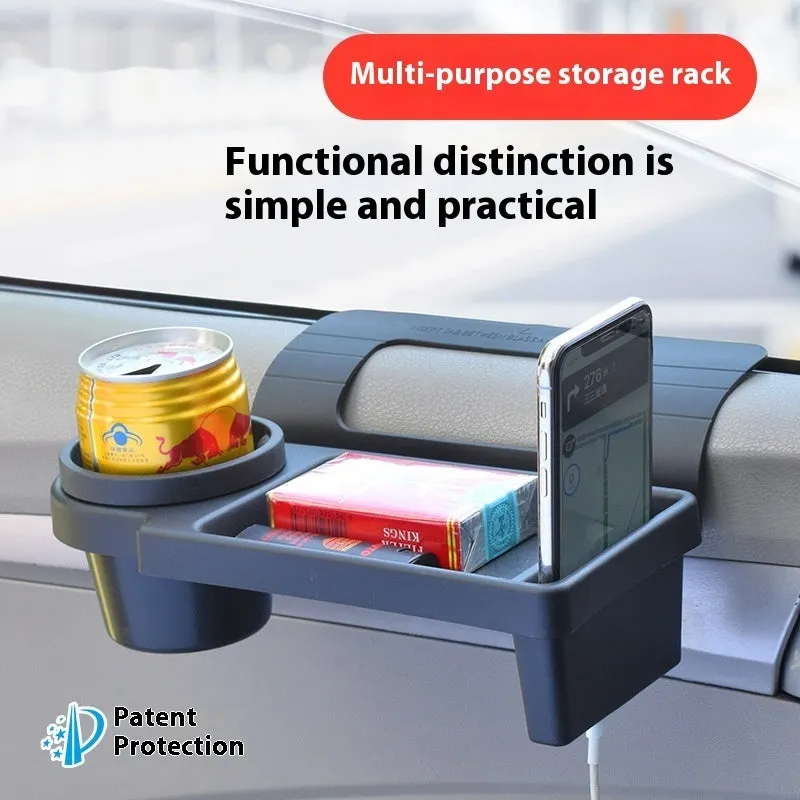Car multifunction storage box hanging on door trim plastic car interior organiser black or grey colour