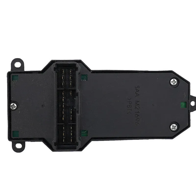 Black ABS plastic window lift switch for 2002-2006 Honda CRV measuring 18x7x6cm