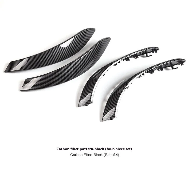 Inner Frame Carbon Fibre Handle Outer Cover in Carbon Fibre Pattern, Piano Black, Silver, and More – Compatible with 2-Piece and 4-Piece Set Options in Multiple Colours for Customisation