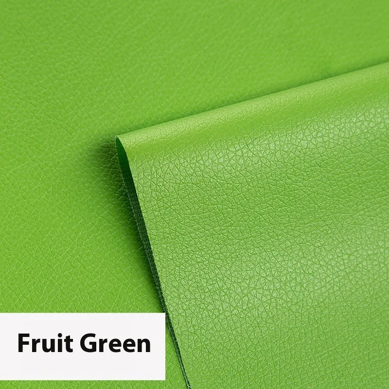 Self-adhesive PVC leather repair patch 50x138cm 0.5mm thick for sofa and car seat renovation